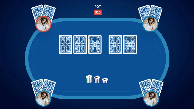 Nên chọn chơi tại bàn đối thủ có tài chính tương đương